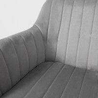 Кресло поворотное AksHome FLOWER серый купить в Минске