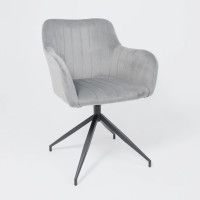 Кресло поворотное AksHome FLOWER серый купить в Минске