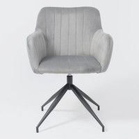 Кресло поворотное AksHome FLOWER серый купить в Минске