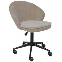 Кресло AksHome Foxy (Фокси) бежевый шенилл Ote Canna 170/черный Кресло AksHome Foxy (Фокси) бежевый шенилл Ote Canna 170/черный