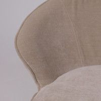 Кресло AksHome Foxy (Фокси) бежевый шенилл Ote Canna 170/черный купить в Минске