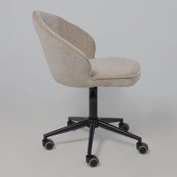 Кресло AksHome Foxy (Фокси) бежевый шенилл Ote Canna 170/черный купить в Минске