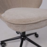 Кресло AksHome Foxy (Фокси) бежевый шенилл Ote Canna 170/черный купить в Минске