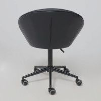 Кресло AksHome Foxy (Фокси) экокожа черный/черный купить в Минске