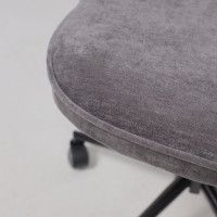 Кресло AksHome Foxy (Фокси) темно-серый шенилл Ote Canna 456/черный купить в Минске