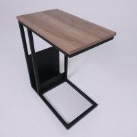 Стол журнальный AksHome FOXY дуб/черный купить в Минске