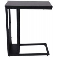 Стол журнальный AksHome FOXY темный дуб/черный купить в Минске