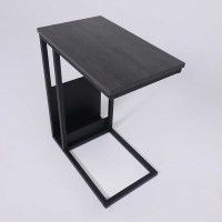 Стол журнальный AksHome FOXY темный дуб/черный купить в Минске