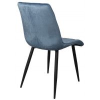 Стул AksHome FRED NEW (Фред) темно-лазурный/черный купить в Минске