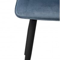 Стул AksHome FRED NEW (Фред) темно-лазурный/черный купить в Минске