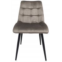 Стул AksHome FRED NEW (Фред) бежевый велюр /черный купить в Минске Стул AksHome FRED NEW (Фред) бежевый велюр /черный купить в Минске