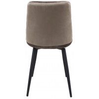 Стул AksHome FRED NEW (Фред) бежевый велюр /черный купить в Минске Стул AksHome FRED NEW (Фред) бежевый велюр /черный купить в Минске