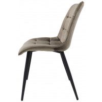Стул AksHome FRED NEW (Фред) бежевый велюр /черный купить в Минске Стул AksHome FRED NEW (Фред) бежевый велюр /черный купить в Минске