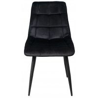 Стул AksHome FRED NEW (Фред) черный велюр /черный купить в Минске