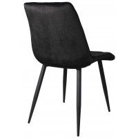 Стул AksHome FRED NEW (Фред) черный велюр /черный купить в Минске
