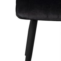 Стул AksHome FRED NEW (Фред) черный велюр /черный купить в Минске