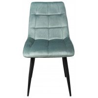 Стул AksHome FRED NEW (Фред) бутылочный велюр /черный купить в Минске