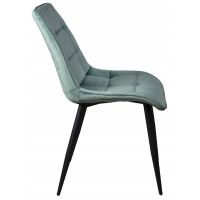 Стул AksHome FRED NEW (Фред) бутылочный велюр /черный купить в Минске