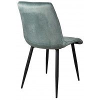 Стул AksHome FRED NEW (Фред) бутылочный велюр /черный купить в Минске