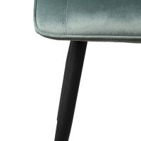 Стул AksHome FRED NEW (Фред) бутылочный велюр /черный купить в Минске