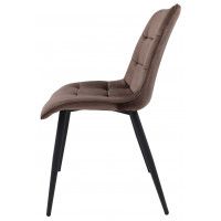 Стул AksHome FRED NEW (Фред) коричневый велюр /черный купить в Минске Стул AksHome FRED NEW (Фред) коричневый велюр /черный купить в Минске