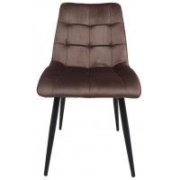 Стул AksHome FRED NEW (Фред) коричневый велюр /черный купить в Минске Стул AksHome FRED NEW (Фред) коричневый велюр /черный купить в Минске