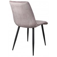 Стул AksHome FRED NEW (Фред) пыльно-розовый велюр / черный купить в Минске Стул AksHome FRED NEW (Фред) пыльно-розовый велюр / черный купить в Минске