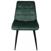 Стул AksHome FRED NEW (Фред) темно-зеленый велюр /черный купить в Минске