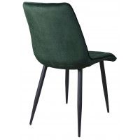Стул AksHome FRED NEW (Фред) темно-зеленый велюр /черный купить в Минске