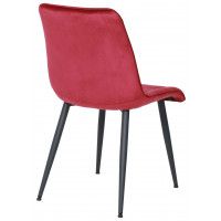 Стул AksHome FRED NEW (Фред) винный велюр /черный купить в Минске Стул AksHome FRED NEW (Фред) винный велюр /черный купить в Минске