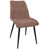 Стул AksHome FRED NEW (Фред) бежевый вельвет/черный