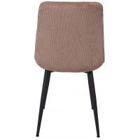 Стул AksHome FRED NEW (Фред) бежевый вельвет/черный купить в Минске