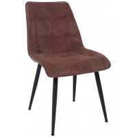 Стул AksHome FRED NEW (Фред) коричневый вельвет/черный Стул AksHome FRED NEW (Фред) коричневый вельвет/черный