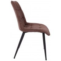 Стул AksHome FRED NEW (Фред) коричневый вельвет/черный купить в Минске