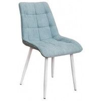 Стул AksHome Fred (Фред) ткань мятный 1701-20 / белый Стул AksHome Fred (Фред) ткань мятный 1701-20 / белый