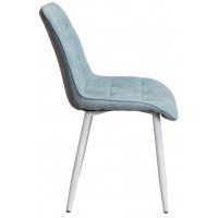 Стул AksHome Fred (Фред) ткань мятный 1701-20 / белый купить в Минске