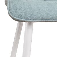 Стул AksHome Fred (Фред) ткань мятный 1701-20 / белый купить в Минске