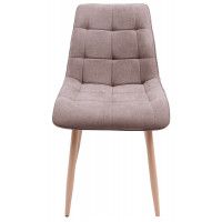 Стул AksHome Fred (Фред) ткань серый 1701-27 / дуб купить в Минске