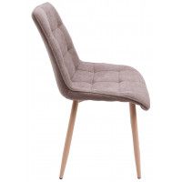 Стул AksHome Fred (Фред) ткань серый 1701-27 / дуб купить в Минске