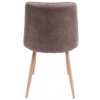 Стул AksHome Fred (Фред) ткань серый 1701-27 / дуб купить в Минске