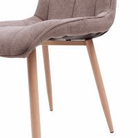 Стул AksHome Fred (Фред) ткань серый 1701-27 / дуб купить в Минске