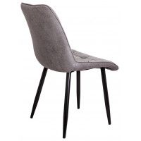 Стул AksHome Fred (Фред) ткань светло-серый 1701-26/черный купить в Минске