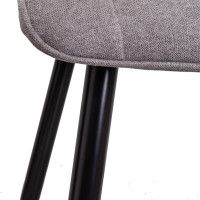 Стул AksHome Fred (Фред) ткань светло-серый 1701-26/черный купить в Минске