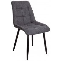 Стул AksHome Fred (Фред) ткань темно-серый 1701-30 / черный