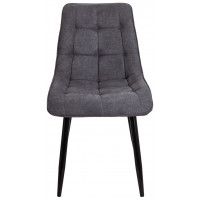 Стул AksHome Fred (Фред) ткань темно-серый 1701-30 / черный купить в Минске