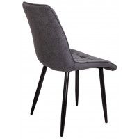 Стул AksHome Fred (Фред) ткань темно-серый 1701-30 / черный купить в Минске