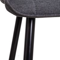 Стул AksHome Fred (Фред) ткань темно-серый 1701-30 / черный купить в Минске