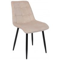 Стул AksHome Fred (Фред) карамельный велюр HLR-43/черный
