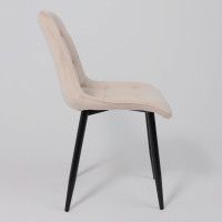 Стул AksHome Fred (Фред) карамельный велюр HLR-43/черный купить в Минске