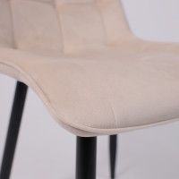 Стул AksHome Fred (Фред) карамельный велюр HLR-43/черный купить в Минске